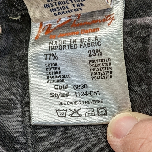 Citizens of Humanity Avedon Stretch Black Low Rise Skinny Jeans, Size 29 EUC USA - Picture 3 of 7